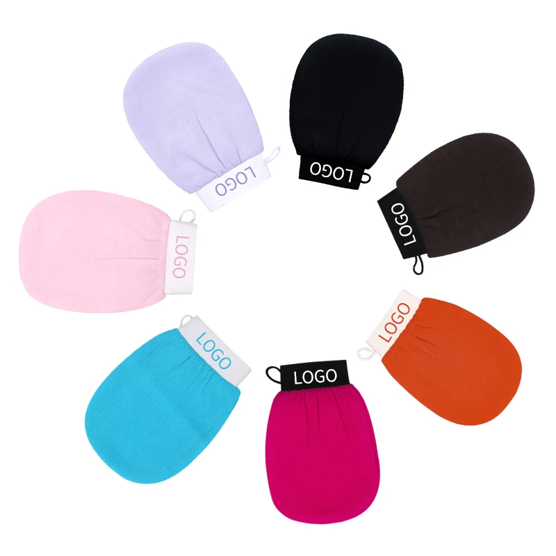 High Quality Morocco Exfoliating Mitt Gloves Sponge Of Kessa Hanmman Scrub Bath Mitt