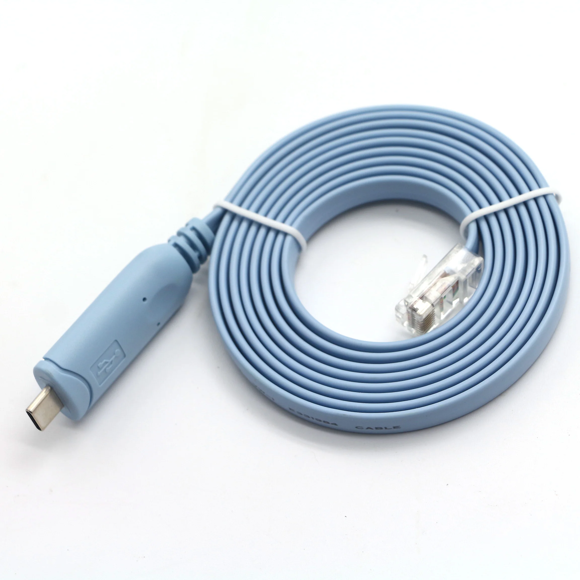 High Quality Custom-Made USB Type C to RJ45 Console Cable with FTDI Chip for Cisco