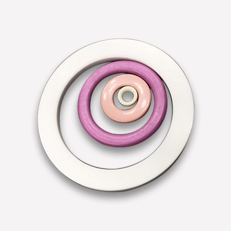 Hot Selling Round  High Voltage Resistance Piezo Zirconia Ceramic Loop Sheet Zirconia Ceramic Plate