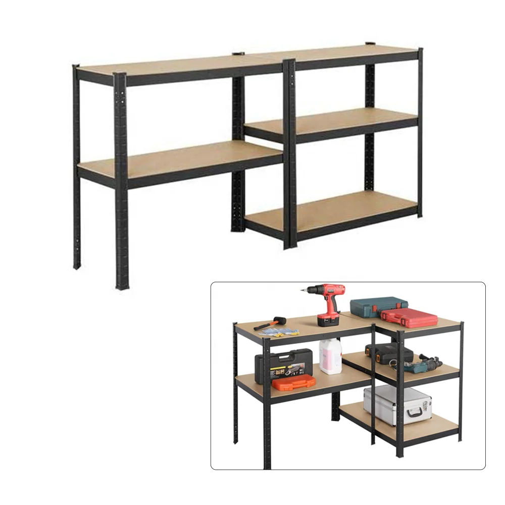 KINDE 5 ярусов Heavy Duty Boltless Rack регулируемые металлические стеллажи полки гараж 180x90x40 см 875 кг