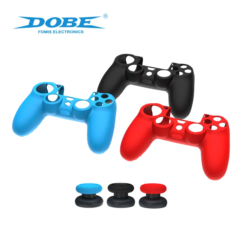 DOBE PS4 Handle accessories set for PlayStation 4 PS4 Silicone protective cover for PS4 controller sweat proof controller cover
