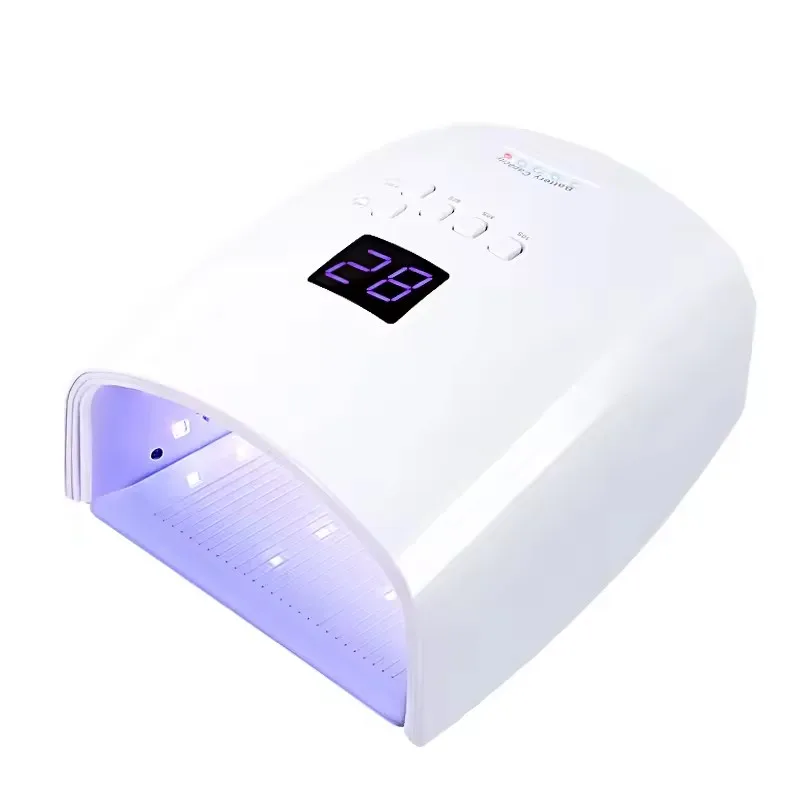 High Quality 66W Cordless LED Nail UV Lamp 48W Power Gel Polish Dryer for Pedicure & Manicure USB Plug Customizable Logo