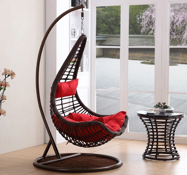 Synthetic Outdoor Furniture Wicker Rattan Hanging Chair