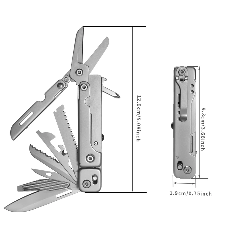 2024 Grand Harvest Stainless Steel Camping Survival Pocket Knife Tactical Folding Multi-Tool