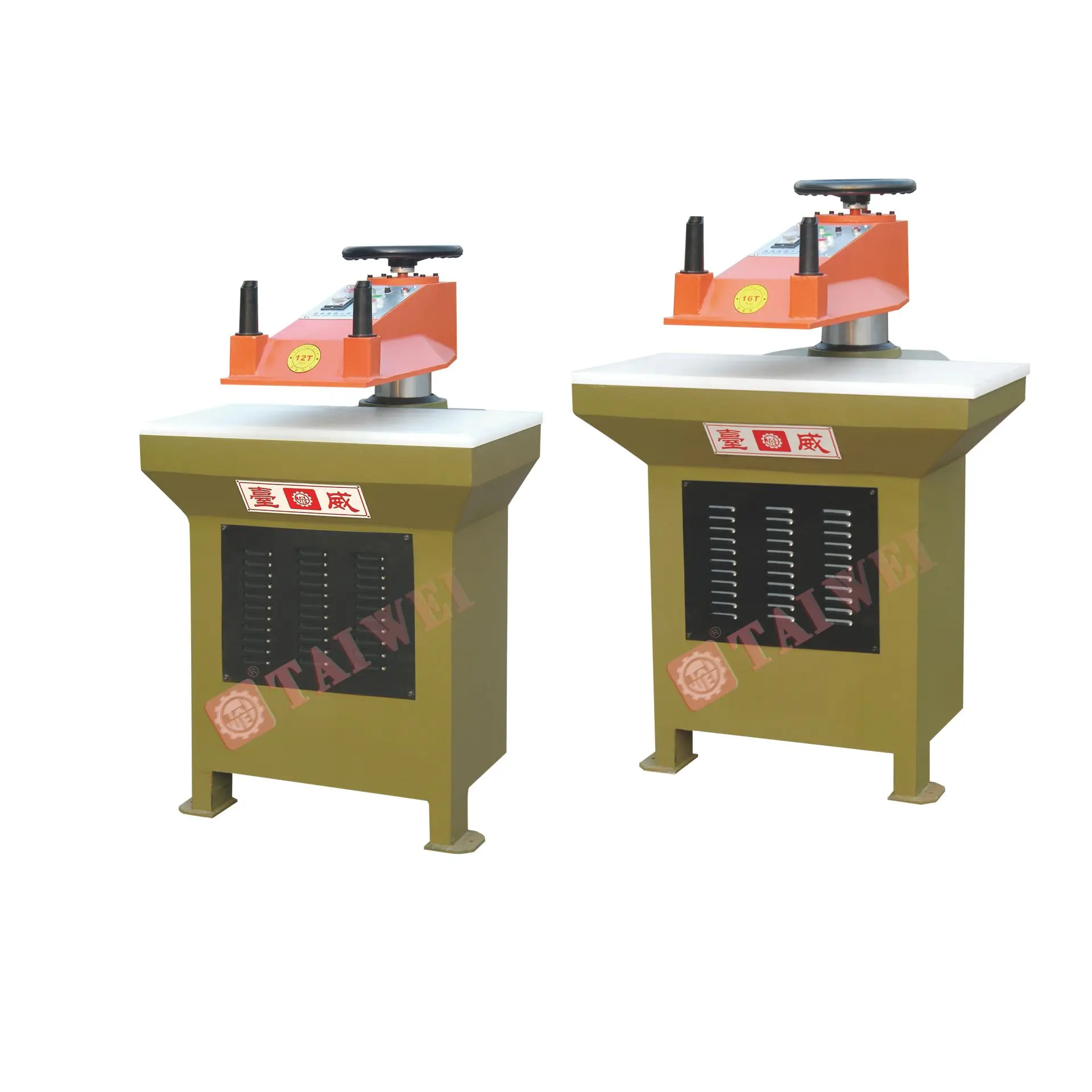 leather/ plastic hand bags making/ cutting machine swing arm clicker press