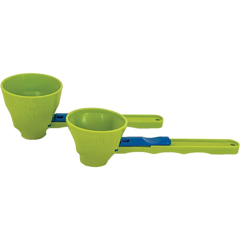 New Arrival Mess Free Measuring Funnel Creative Protein Powder Sliding Scoop Coffee Leak Proof Scoop