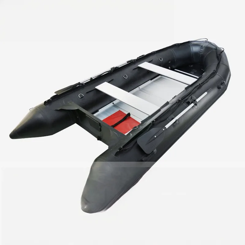 2.3m -7m foldable aluminum floor PVC inflatable boat