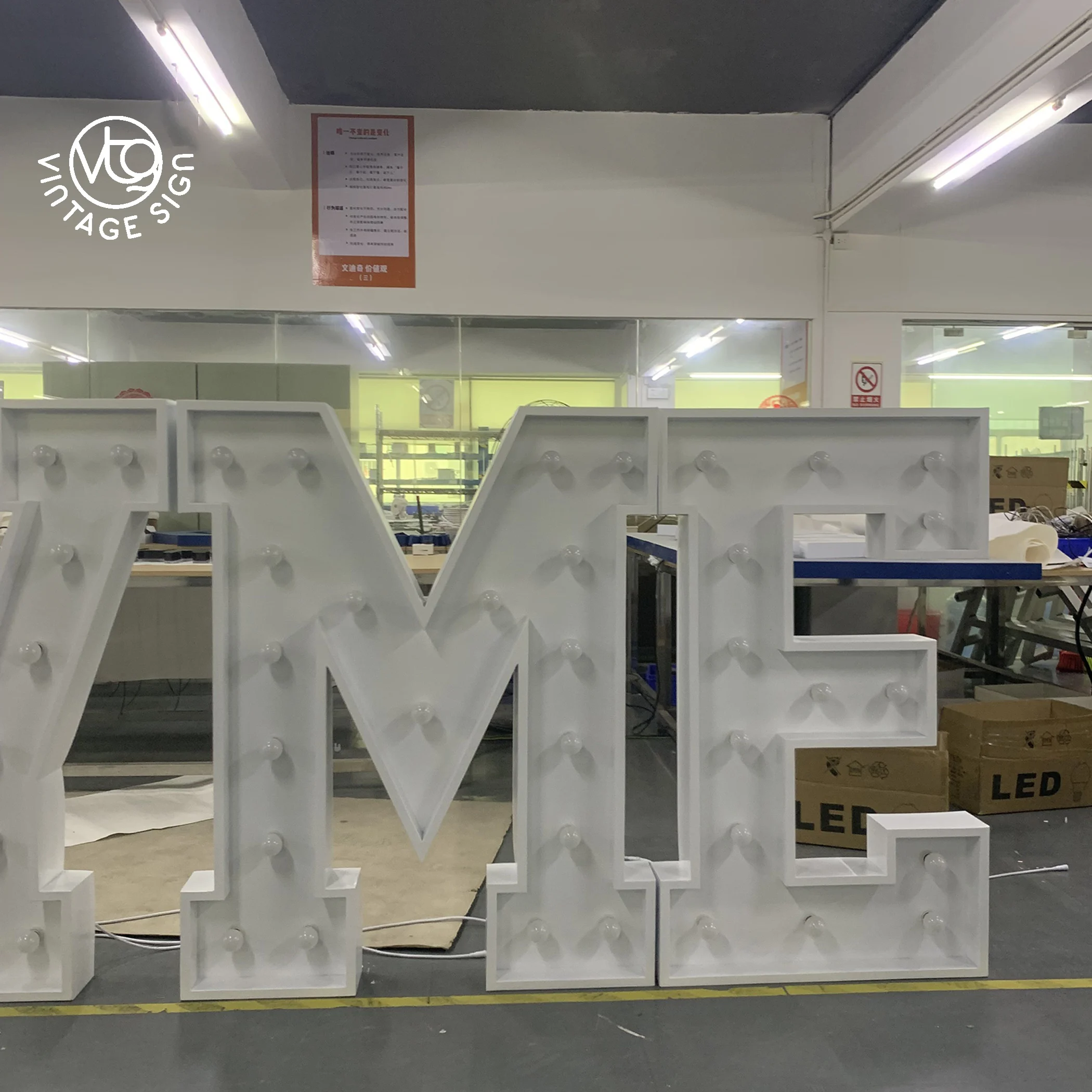 Large Love Light Up Sign LED Letter Lights Giant Marquee Letters With Factory Price