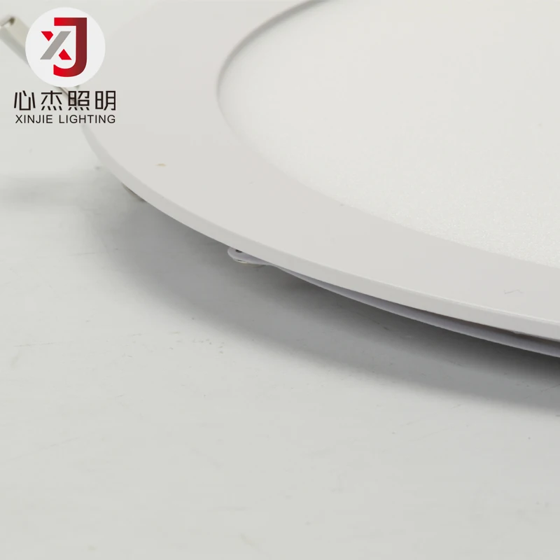 Isolated Driver Led Chips Ra 80 Round Shape Slim Pop Led Panel Light 12w Home Lighting