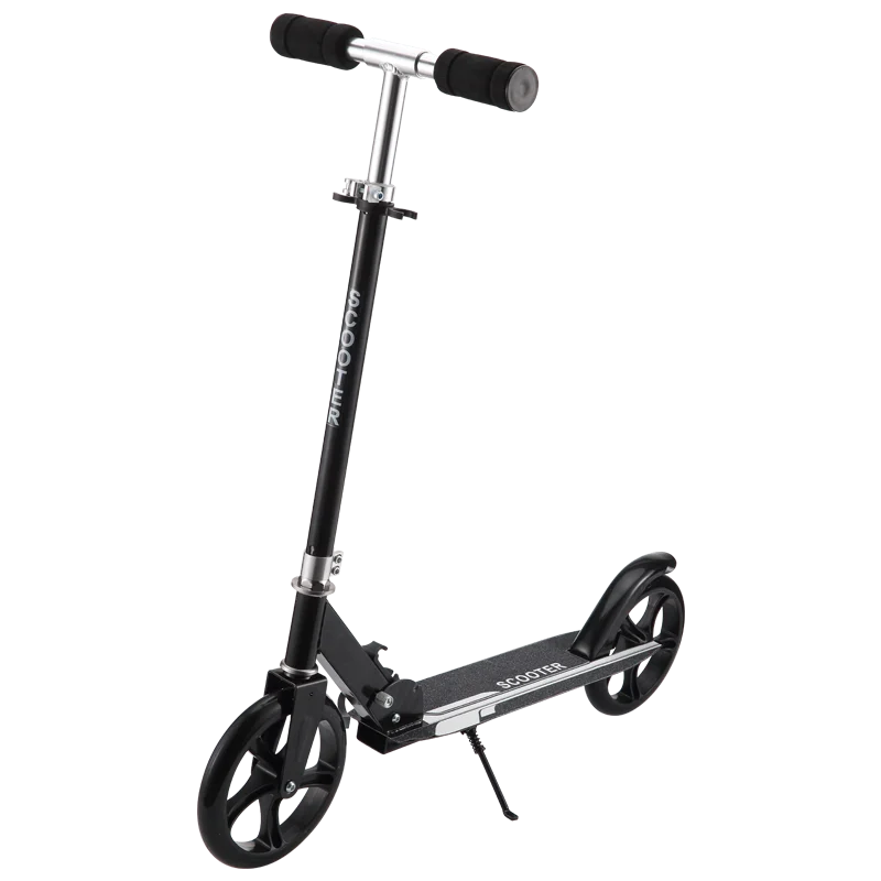 urban kick scooter with durable frame 200mm pu wheel folding easy carry for adult