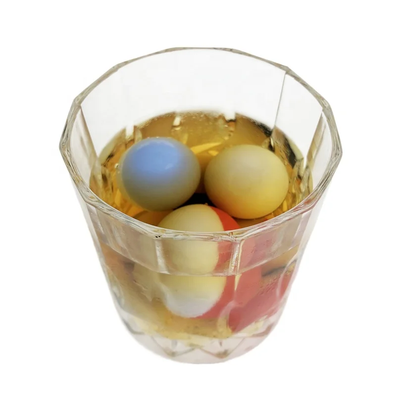 Transparent colored reusable kitchen decoration Artificial acrylic Plastic Ice Cubes for Party wine drinking cool