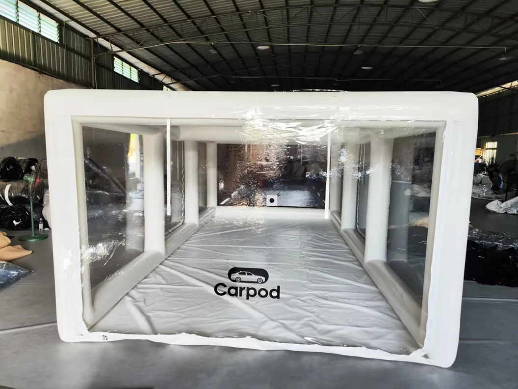 Outdoor Transparent Mobile Inflatable Car Booth Tent Cabin Car Cover Bubble waterproof house Tent Car cover