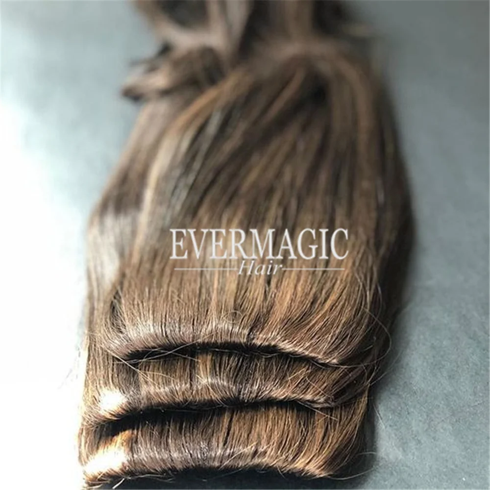 human hair seamless fillers natural color perfect fringe for hair loss replacement and thin hair solution