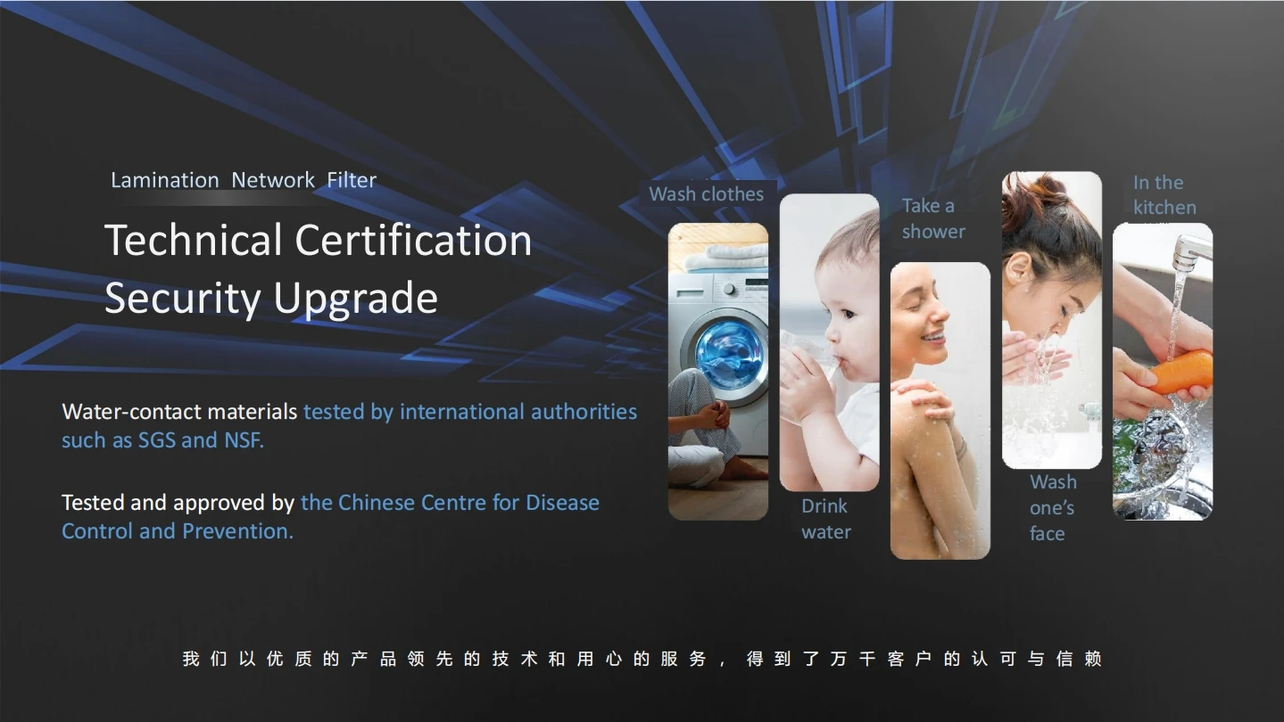 Dual mesh sediment pre filter system aqua water pre filter with bionic tech