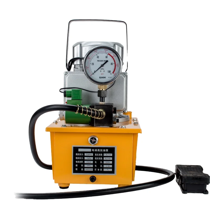 DYB-63A Single Acting Hydraulic Electric Pump with 700 Bar Working Pressure Manual Valve electric PISTON PUMP