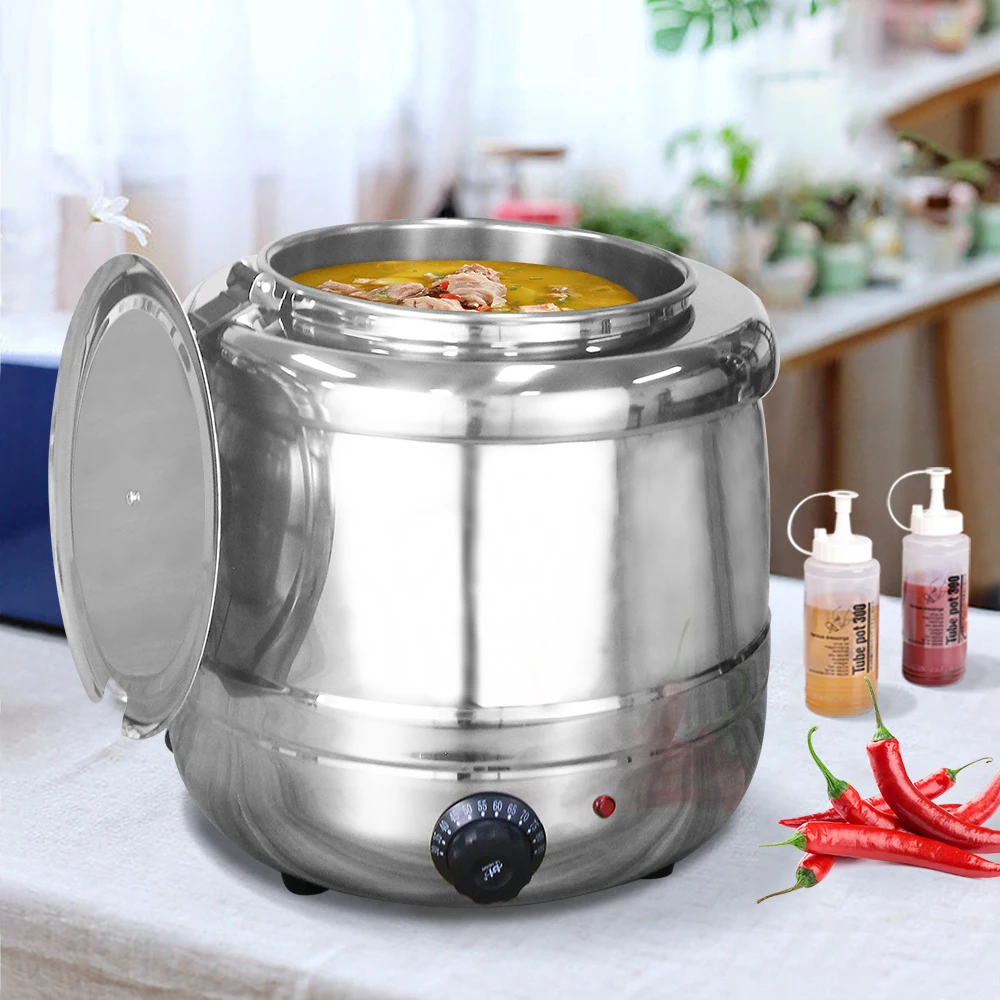 Commercial Restaurant Hotel Supplies Stainless Steel Electric Buffet Soup Warmer Catering Food Warmer