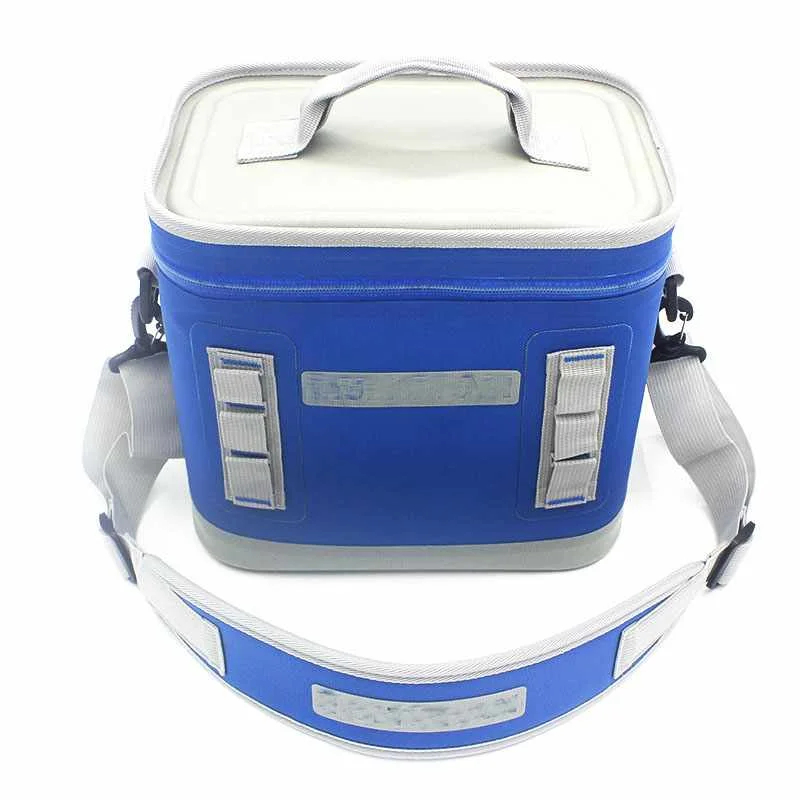cheap price cooler bag with logo Blue dry cooler lunch bag