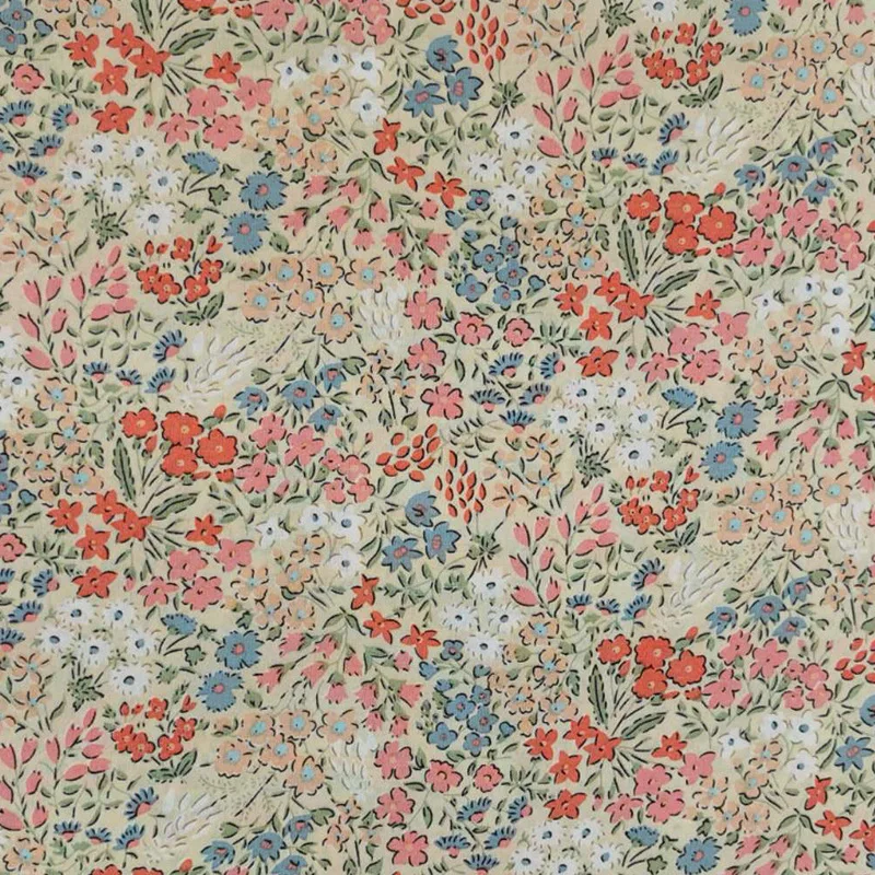 sourcing Spot couture dress tide of South Korea silk fabric garment printing floral cloth polyester floral fabric