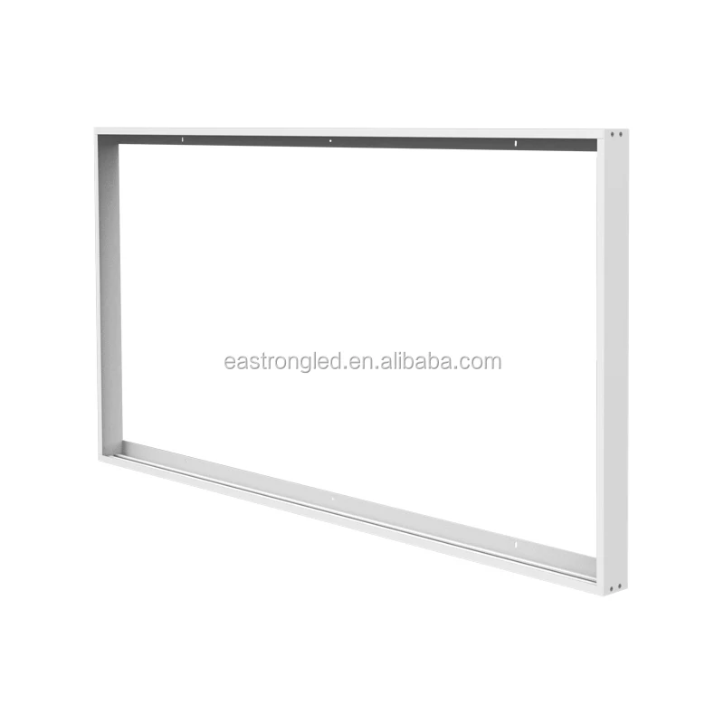 Aluminum 2*4ft LED Drop Ceiling Flat Panel Light Fixture Surface Panel Mounting Kit