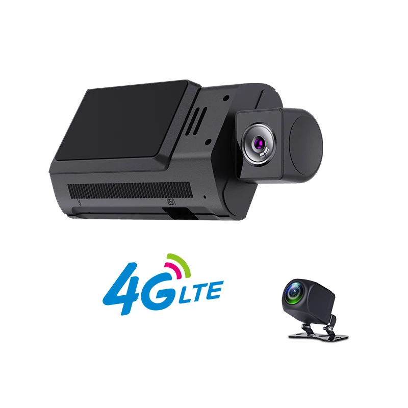 2024 New 4G Mini Dashcam 360 Rotation+ADAS+G Sensor+WIFI Hotspot GPS Tracking Mobile Real time Video Check Dual Camera HD1080P