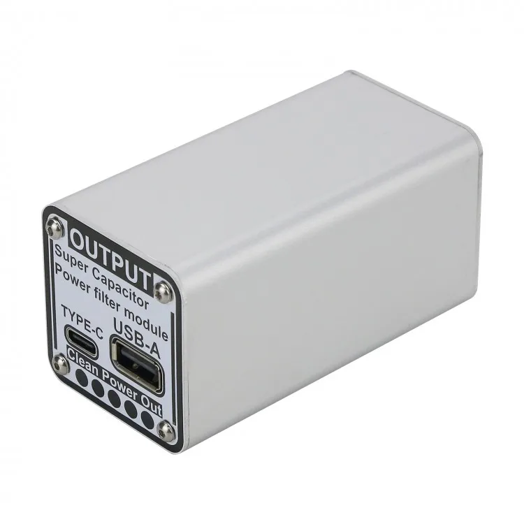 5V Power Supply Filter Super Capacitor Type-C Input Output Power Filter Module for Raspberry Pi