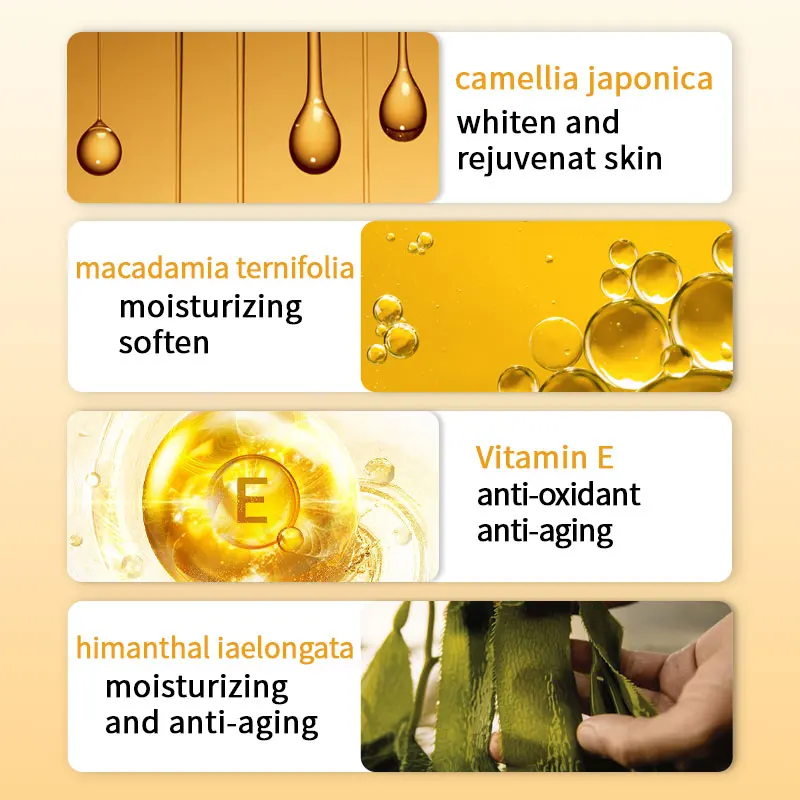 100% Natural Vegan Firming Nourishing Face Skin Care Essential Oil Anti-aging Repair Capsule Serum