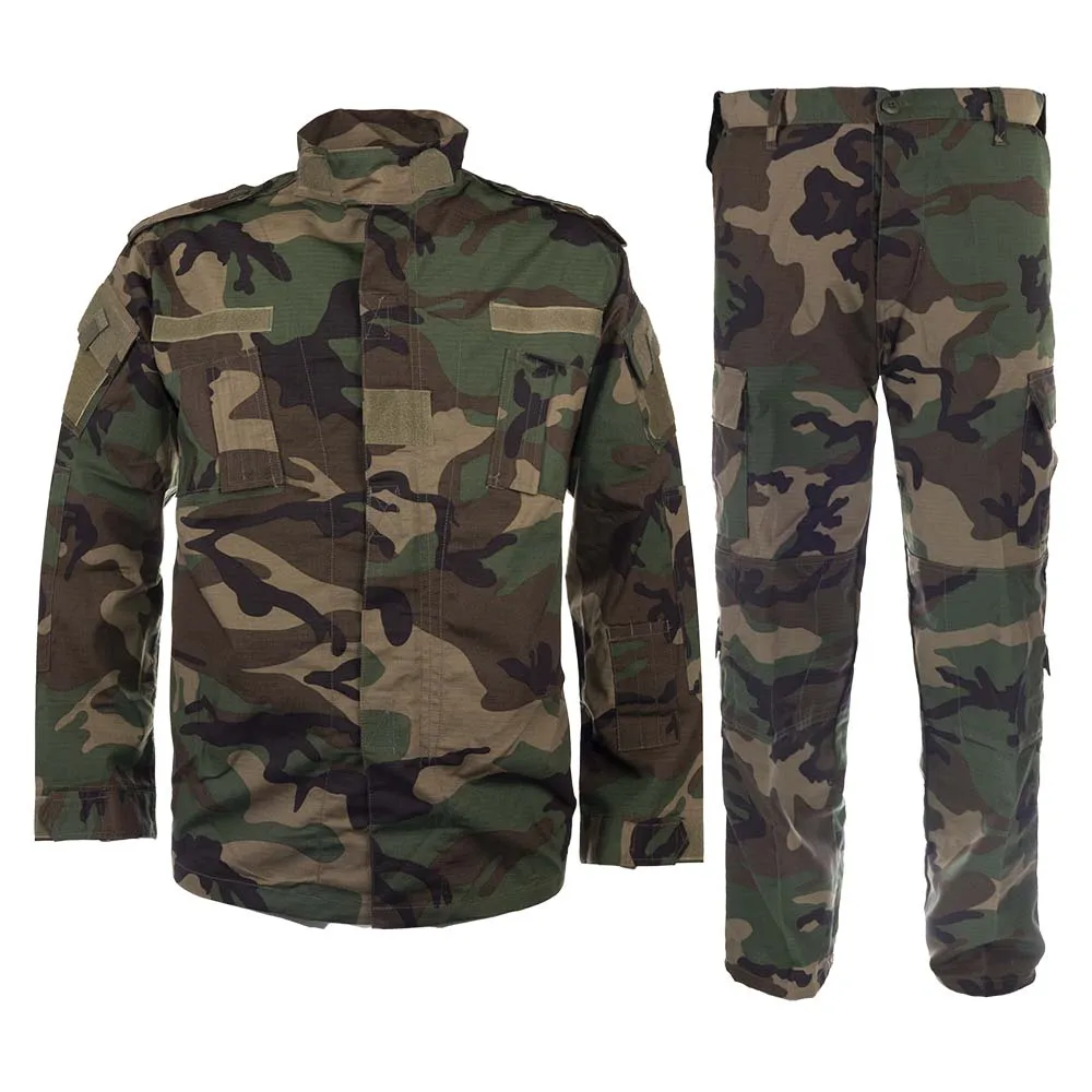 Convenient Cleaning camouflage suit in stock hunting clothes uniform camo shirt pants