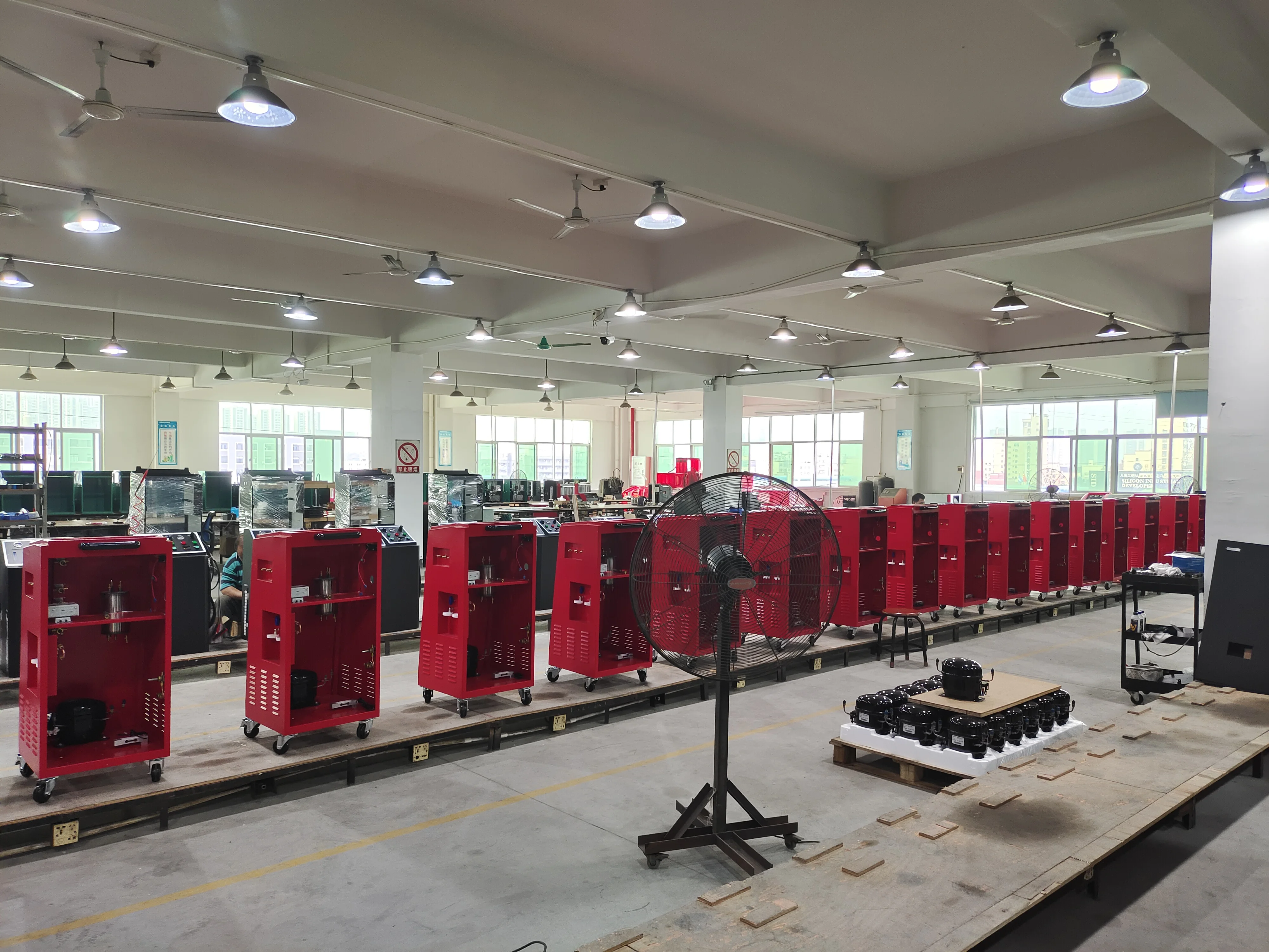 Automatic Refrigerant Filling Machine Car A/c Refrigerant Recovery Recycling Charge Machine