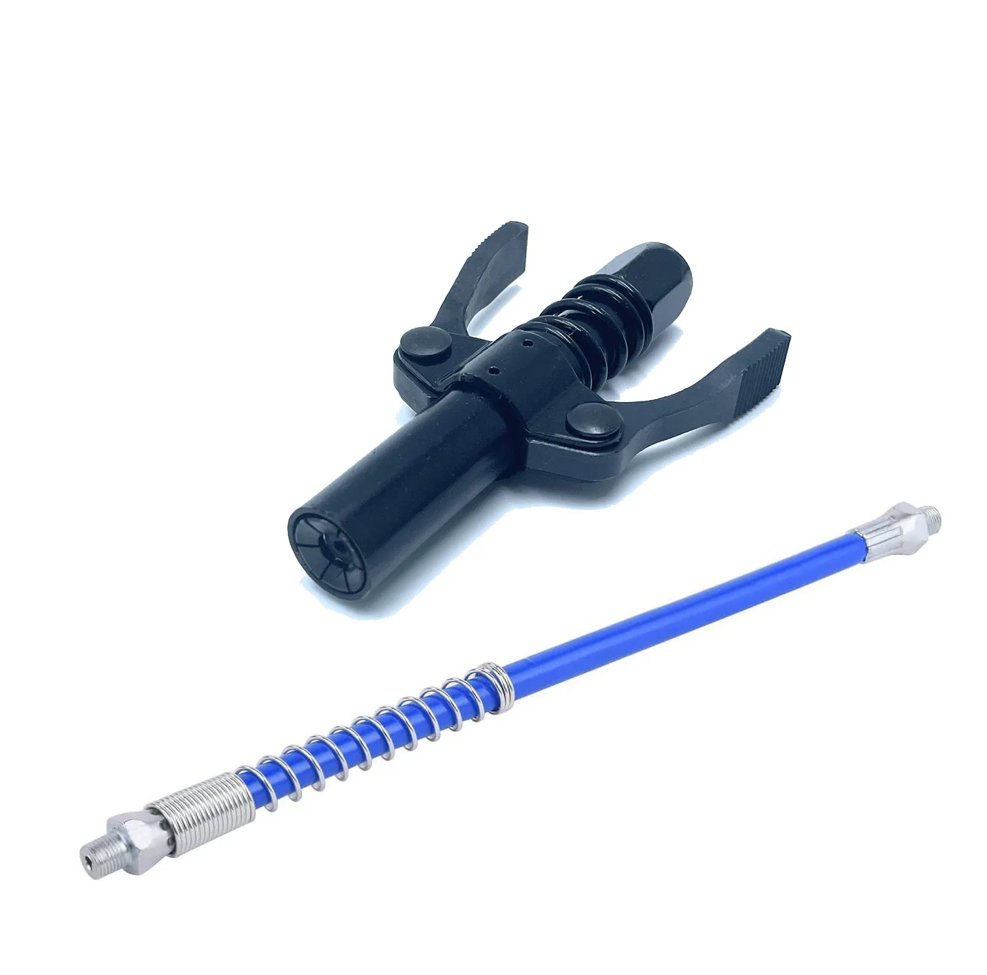 Quick Release Grease Gun Coupler And 30cm Soft House Kit Grease Gun Accessories Suits All Grease Gun Fittings Flat Head Nozzle