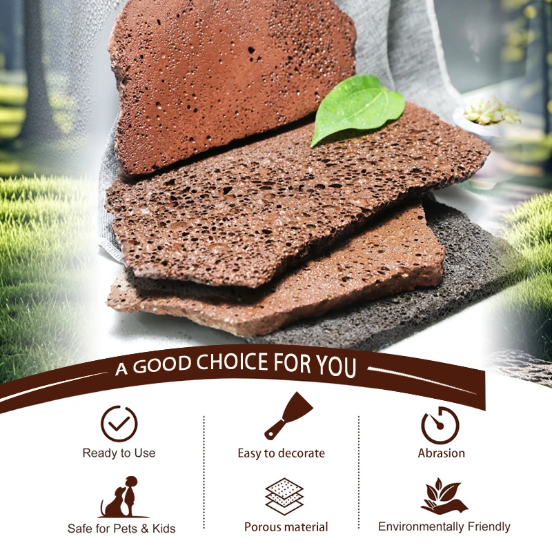 China Wholesale Natural Stone Slab Floor and Wall Volcanic Rock for Interior Design