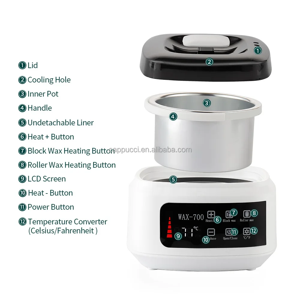 Professional Depilatory Wax Machine Warmer Heater Wax Heater For Hair Removal Calentador De Cera Waxing Heater Warmer