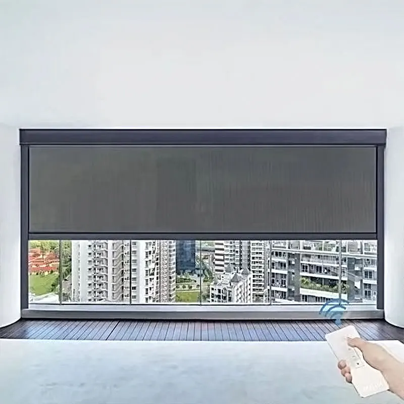 Professional Factory Customized Roller Blind Electric Motorized Shades Heavy Duty Pvc Roller Blinds Roller Shade Blinds Motor