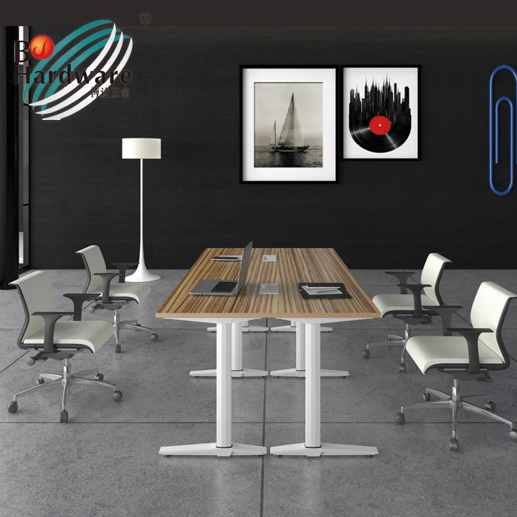 Hot sale L-shape escritorio executive desk frame office metal table legs workstation