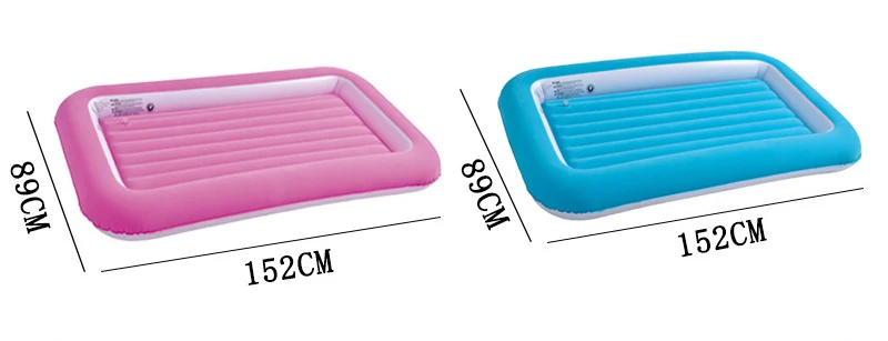 Flocked Outdoor Inflatable Children Kids Travelling Air Bed