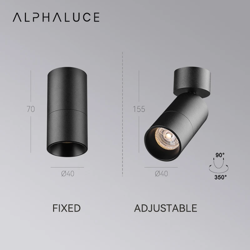 Alpha Lighting Wall Washer Fixed Adjustable Housing Frame Bulb Spot Light Holder Led Gu10 Lamp