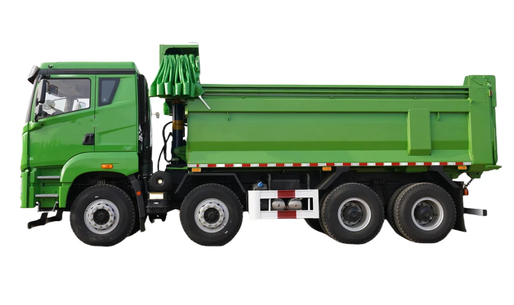 Chinese truck Qingdao JF JH6 heavy truck 430HP 8X4 6m dump truck