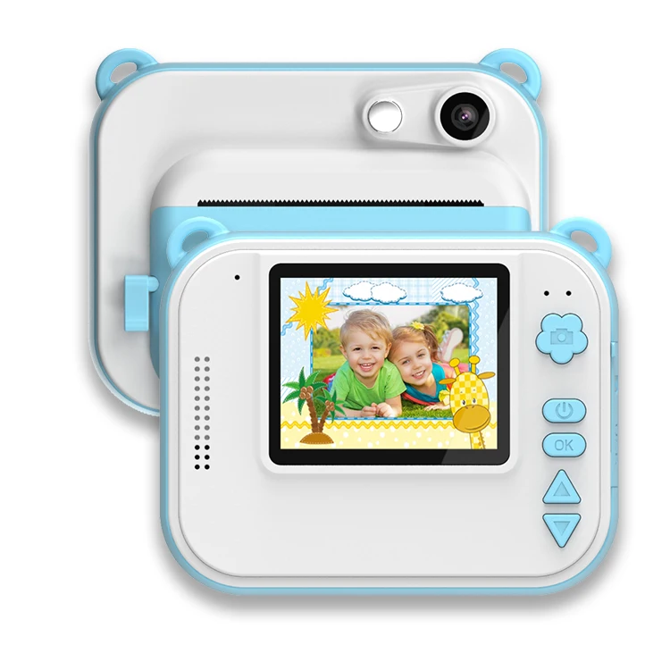 Digital Kids Cam Print Instant Camera 2 Inch Printer Cameras For Children Video Camcorder Digital