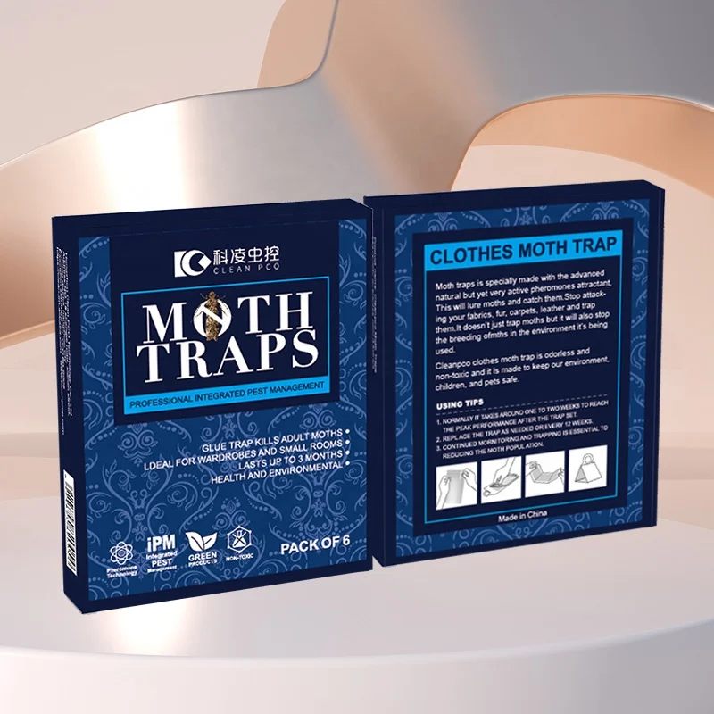 Safe And Effective Pheromones Attractant Killing Moth Prevention Powerful Moth Traps for Clothes Closets Moths