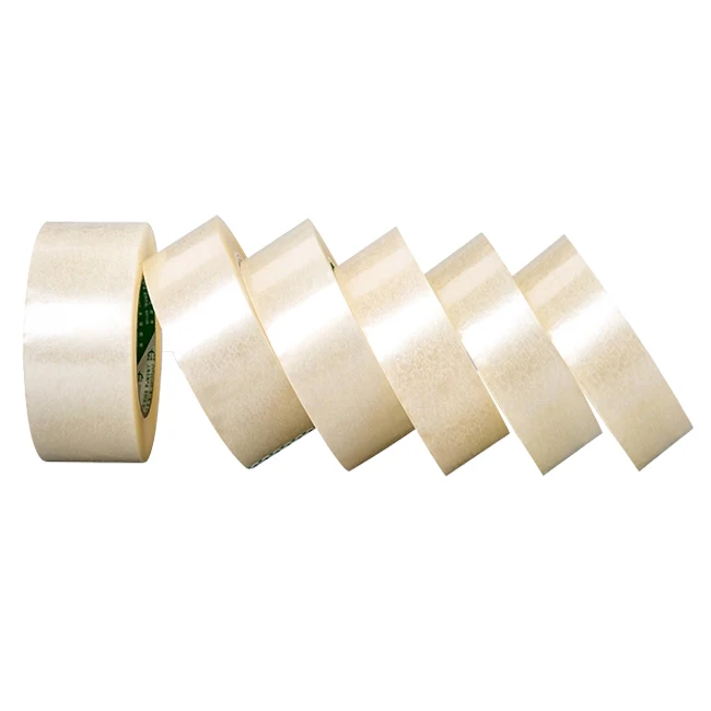 Custom Bopp Adhesive Package Clear Tape with Logo Clear Box Packaging Single Sided Tape for Sealing Custom Bopp Tape