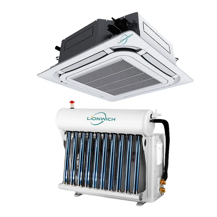18000Btu ~ 60000Btu Commercial Home Solar Aircon Energy Saving Hybrid Powered Aire Acondicionado Solar Air Conditioner Cassette