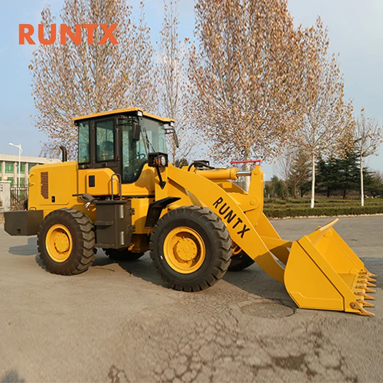RUNTX Mini Articulated Wheel Loader Front Loader 3.5ton 3 Ton Wheel Loader