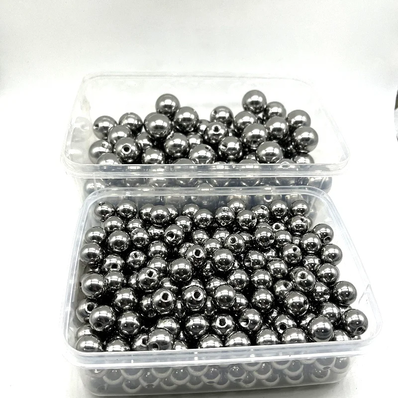 Drilled half hole stainless steel ball