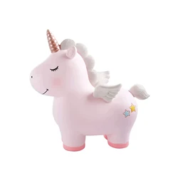 Копилка в виде единорога для девочек, можно вынуть деньги, для девочек, Детский милый подарок