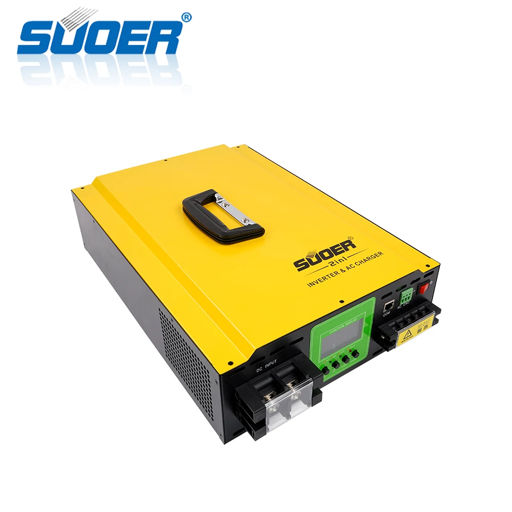 Brand new 2 in 1 Suoer 5kw pure sine wave power inverter hybrid solar energy inverter