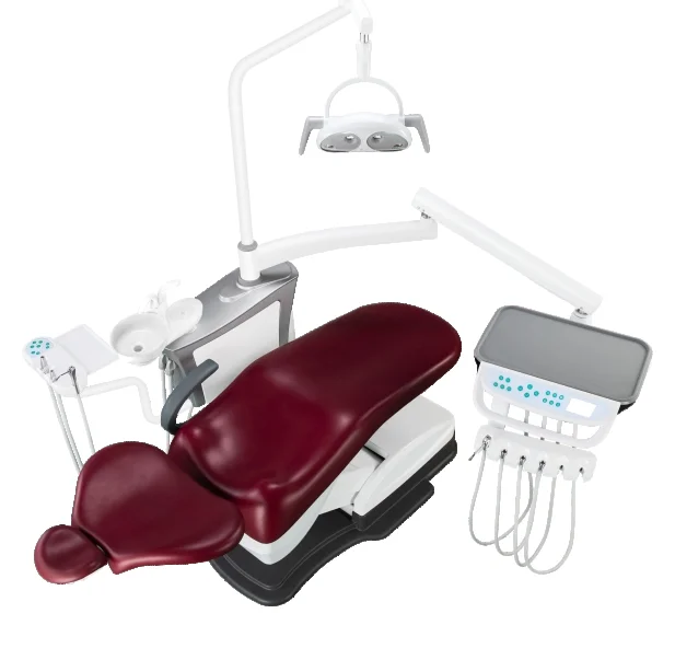 Inductive Control Dental Lamp With Memory Positions Warm Water Supply System Detes Dental Chair TS-8830 STANDARD