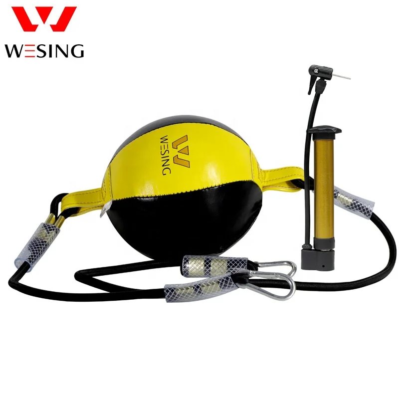 Wesing Custom Speed Bag Boxing Punching Reflex Ball Wall Mount Leather Boxing Speed Bag