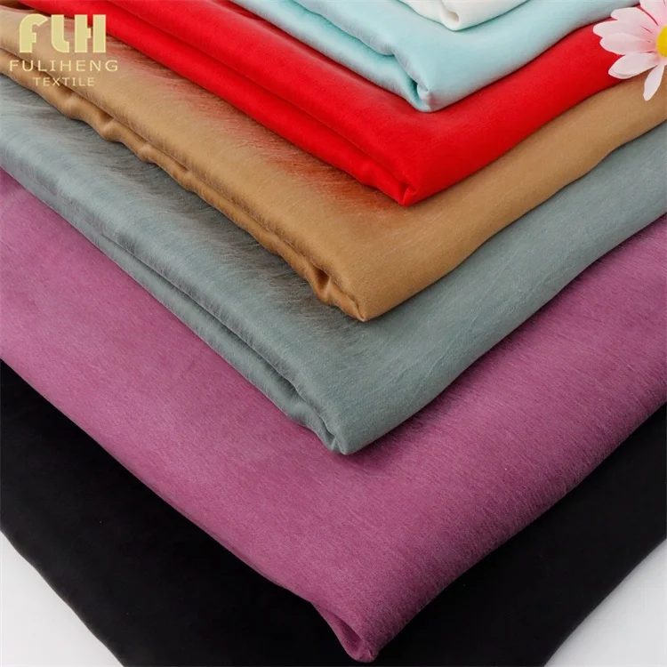 Check Cupro Ammonia Silk Fashion Clothing 100 Cupro Viscose Fabric Manufacturer Skirt Top Pants Fabric Soft And Breathable