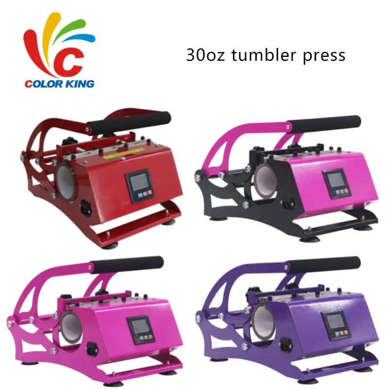 2021Cheapest Shipping Hot Sale ColorKing 30oz Tumbler Heat Press Sublimation Machine for skinny tumbler