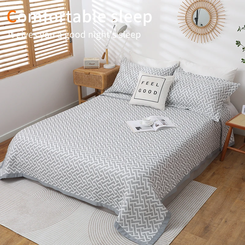 New Promotion OEM Certificate  quilt blanket Fast Delivery  bedspread & coverlets Comfortable soft  bedspread quilt set
