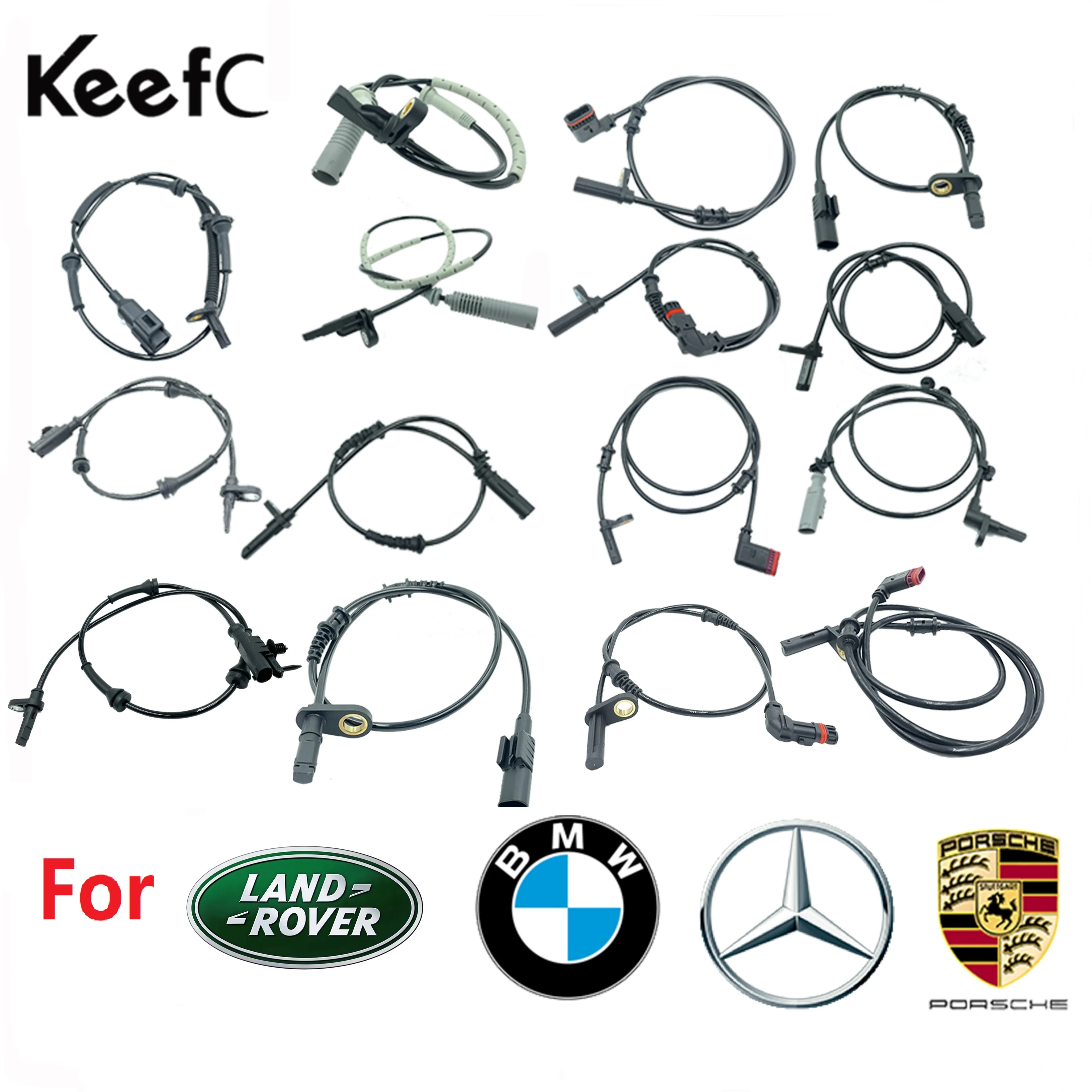 KEEFC Original Quality Dics Brake Parts Front Left Rear Right ABS Wheel Speed Sensor ALL Series For Mercedes BENZ BMW LAND ROVER